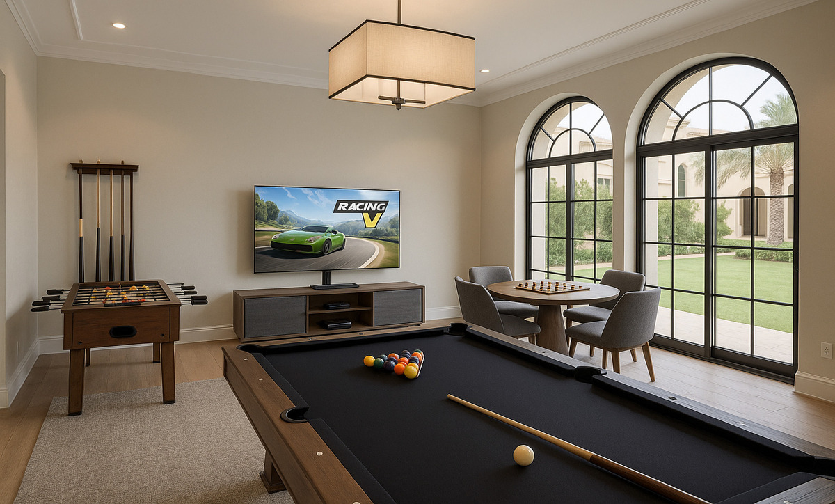 video game room design ideas